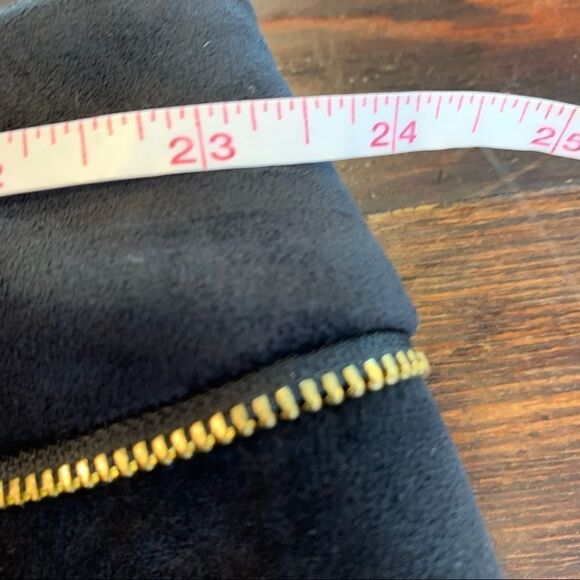 Calvin Klein Black Skirt with Gold Trim Size 24W - Picture 9 of 9